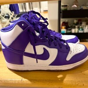 Nike Dunk High Womens SP Varsity Purple Size W8.5 M7 100% Authentic
